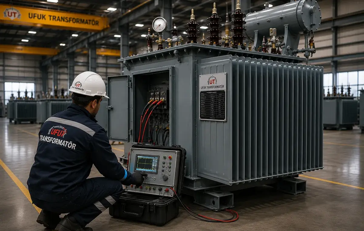 Laboratuvar ortamında transformatör testi